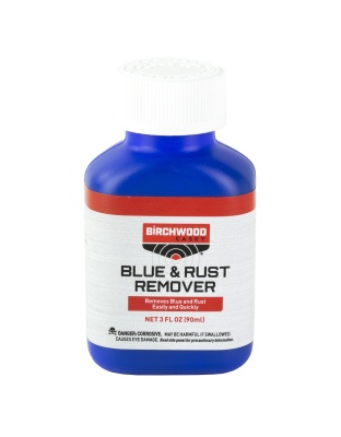 Birchwood Casey Blue & Rust Remover, Liquid, 3oz