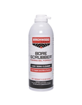 Birchwood Casey Bore Scrubber, 2-IN-1 Bore Cleaner, 11.5oz, Aerosol Can