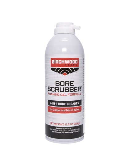 Birchwood Casey Bore Scrubber, 2-IN-1 Bore Cleaner, 11.5oz, Aerosol Can
