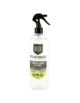 Breakthrough Clean Technologies Suppressor Cleaner, Solvent, 16oz Pump Spray Bottle