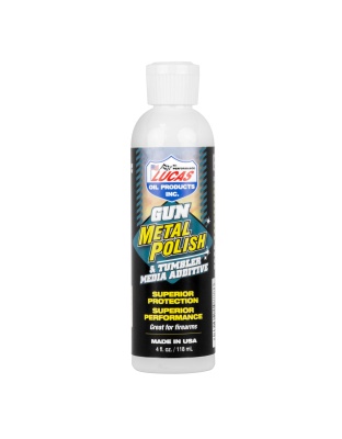 Lucas Oil Liquid, 4oz, Gun Metal Polish & Tumbler Media Additive
