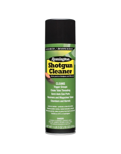 Remington Cleaner, Liquid, 18oz, Shotgun Cleaner, Aerosol Can