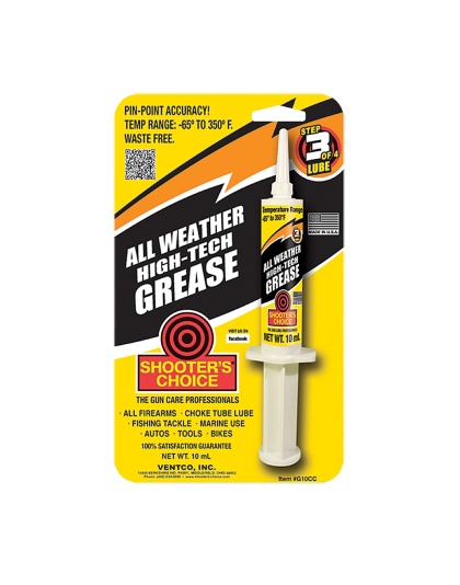 Shooter's Choice All Weather High-Tech Grease, Liquid, 10cc, Syringe
