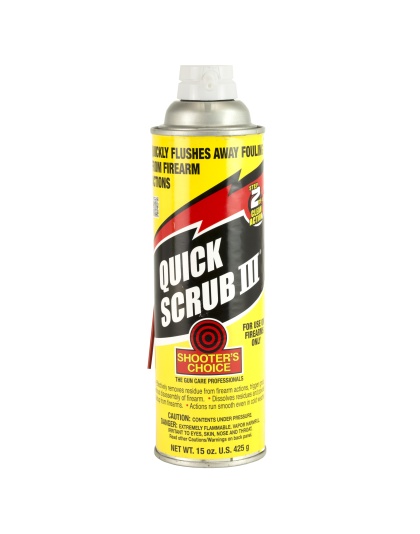 Shooter's Choice Quik Scrub III, Liquid, 15oz, Cleaner/Degreaser, Aerosol Can