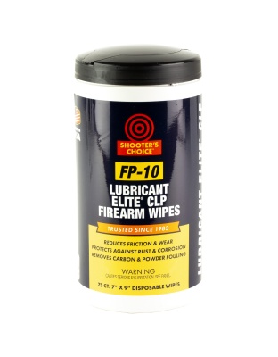 Shooter's Choice Shooters Choice, FP-10 Lubricant Elite CLP Wipes, 75 Count