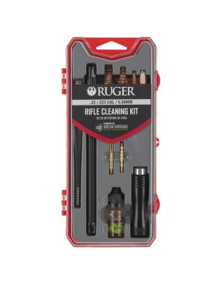 Allen Company AR15 Cleaning Kit, For 556/223 AR15, Red and Gray