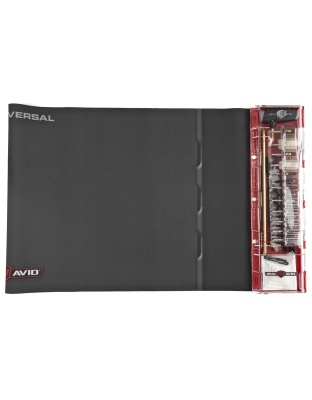 Real Avid Master Cleaning Station, Universal Cleaning Kit, Cleans Handguns, Rifles, Shotguns, Deluxe Gun Mat With Set Of Cleaning Tools