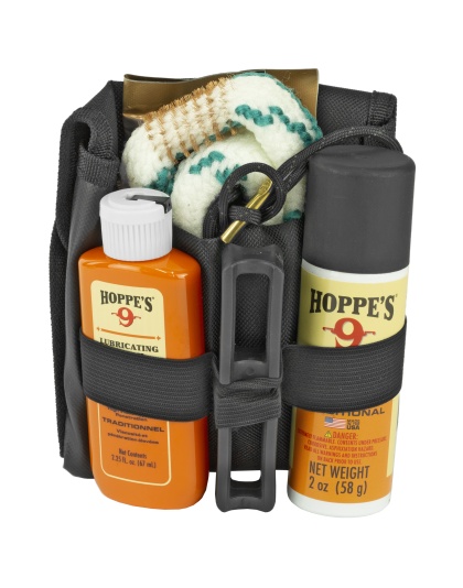 Hoppe's Soft Sided Cleaning Kit 12 Gauge Shotgun, Clam Pack
