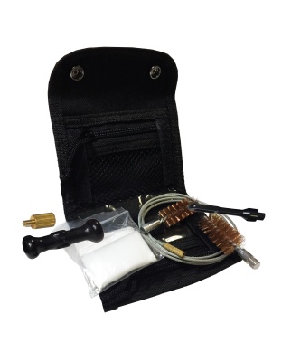 Remington Cleaning Kit, Fits Rifle Calibers, Nylon Pouch, Includes Bore Brushes for 12/16 Gauge, 20 Gauge, a Shotgun Adapter, Patch Puller, Pull Cable with T-Handle, Cleaning Patches