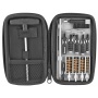 Tipton Compact Pistol Cleaning Kit, For Pistol Calibers .22-.45, Cleaning Pick, Nylon Brush, Cleaning Rod, Soft Carry Case