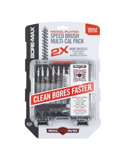 Real Avid Bore-Max Speed Brushes, Set of 10, Multi Cal Brushes