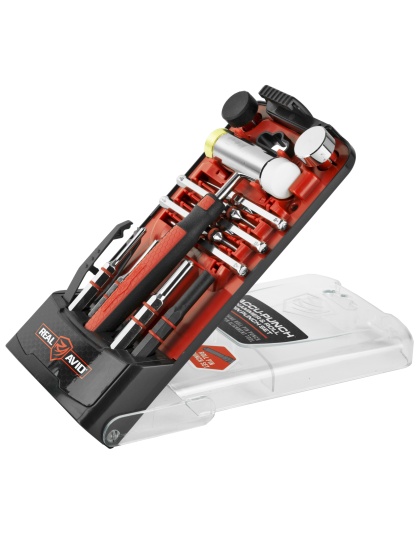 Real Avid Accu-Punch Hammer & Roll Pin Punch Set, Hammer, Pin Alignment Tool, Roll Pins and Resin Punch In A Stand-Up Case