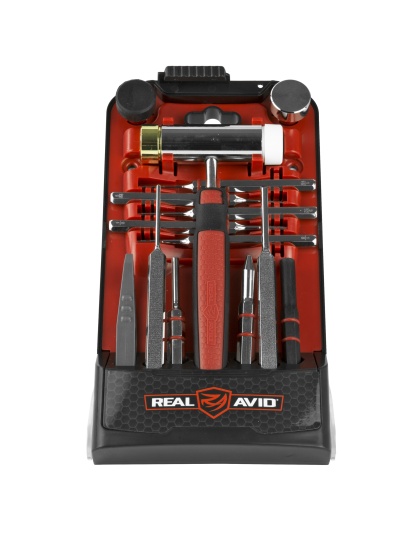 Real Avid Accu-Punch Tool, For AR15, Hammer & Pin Punch Set, Stored In A Stand-Up Case