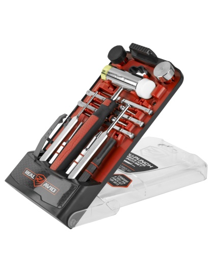 Real Avid Accu-Punch Tool, For AR15, Hammer & Pin Punch Set, Stored In A Stand-Up Case