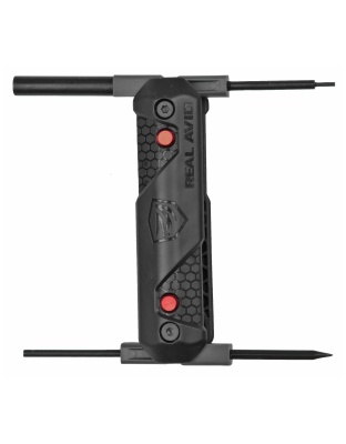 Real Avid 4-In-1 Multi-Tool, For All Glocks, Magnetic 3/16" Hex Driver, 3mm Armorer's Pin Punch, .050 Allen Wrench, Flat Blade Screwdriver, Frame Stores All 4 Tools