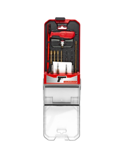 Birchwood Casey Universal Handgun Cleaning Kit, 16 Pieces, Custom Handle