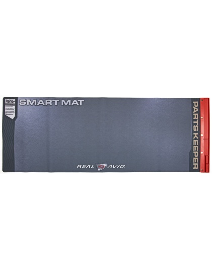 Real Avid Mat, Smart Long Gun Cleaning Mat, Parts Keeper Tray, Magnetic Compartment, Oil/Solvent Resistant Coating, 43" x 16"