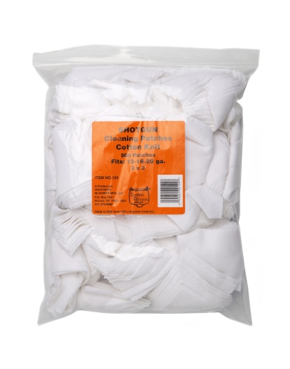 Southern Bloomer Cotton Patch, 3"x3", For All Gauges Shotgun, Bulk, 500 Pack