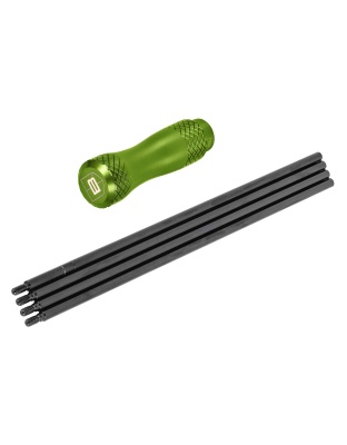 Breakthrough Clean Technologies Premium Cleaning Rod, For Use with Handguns, Rifles, and Shotguns, 4 Piece Rod Set, Aluminum Handle