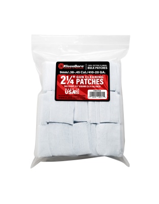 Kleen-Bore SuperShooter, Cotton Patch, 38-45Cal/410 Bore-20 Gauge, 500 Pack