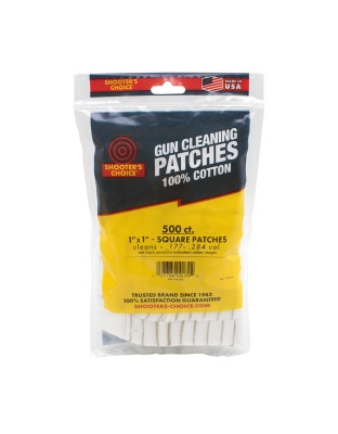 Otis Technology 1" Square Cleaning Patch, 500 Pack