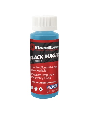 Kleen-Bore Black Magic, Liquid, 2oz, Gun Blue, Bottle