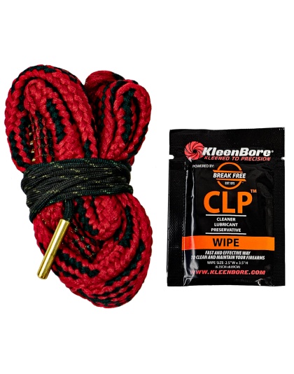 Kleen-Bore Kwik Kleen, Pull Through Bore Rope Cleaner w/Break Free