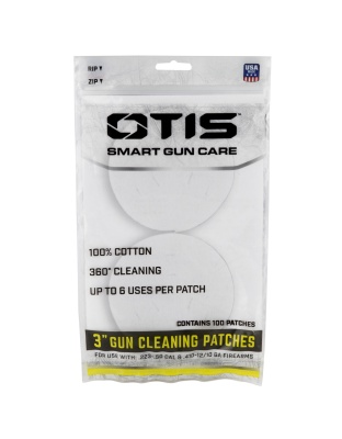 Otis Technology Patch, For Universal Gun Cleaning, 100 Per Pack