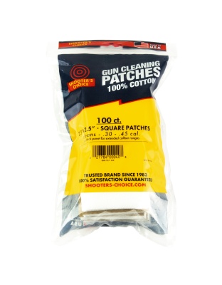 Shooter's Choice Shooters Choice Cleaning Patch, 2.5", 100 Pack