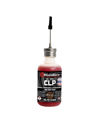 Kleen-Bore Mil-Spec CLP, Liquid, 1oz, Squeeze Bottle w/Needle Tip