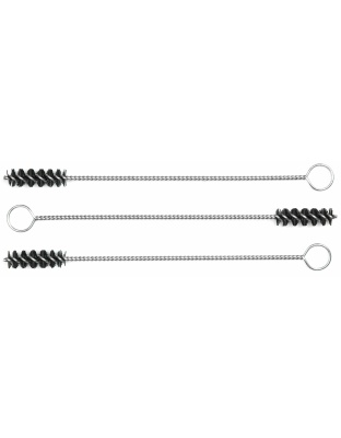 Birchwood Casey Looped Handle 9" Nylon Pistol Brushes, Fits 38/357/9MM, 3 Pack