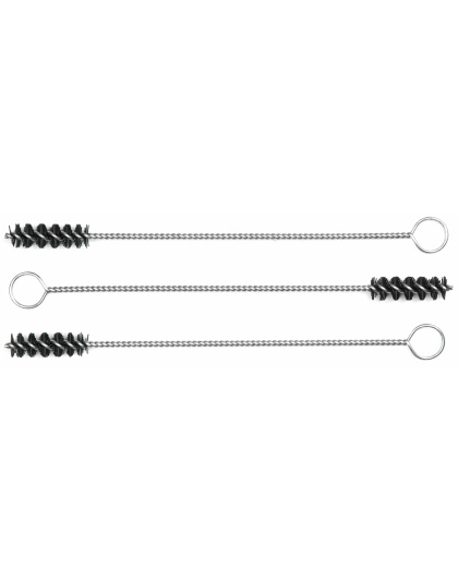 Birchwood Casey Looped Handle 9" Nylon Pistol Brushes, Fits 38/357/9MM, 3 Pack