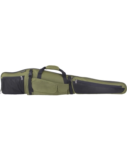 Bulldog Cases Hunter Series, Scoped Shotgun Case, 52", Poly Oxford Nylon Construction, Black/Green