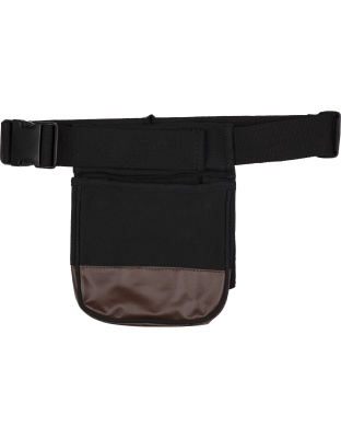 US PeaceKeeper Divided Shell Pouch, Shell Case, 8"x4"x7.5", 600 Denier Polyester, Black