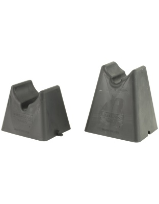 Birchwood Casey Nest Rest 2pc Shooting Rest, Rubber, Black, 1 Set