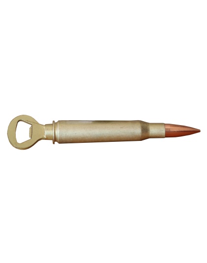 Caliber Gourmet 50 Caliber Bottle Opener, Gold