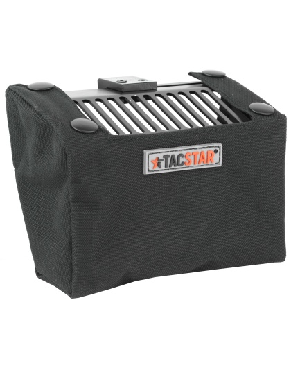 TacStar Brass Catcher, Black, Fits Picatinny Rails on Flat Top AR's, No Modification Needed, Holds (120) 223 Cases, Heat Resistant Bag