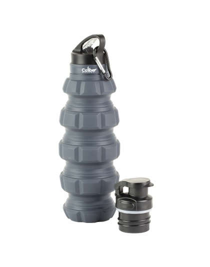 Caliber Gourmet Silicone Collapsible Grenade Water Bottle, 580ml