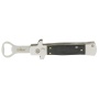 Caliber Gourmet Switchblade Style Bottle Opener, Black and Silver