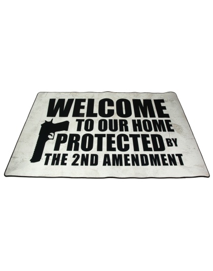 TekMat Door Mat, 2nd Amendment, Black, 25"x42"