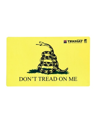 TekMat Door Mat, Don't Tread on Me, Yellow, 25"x42"