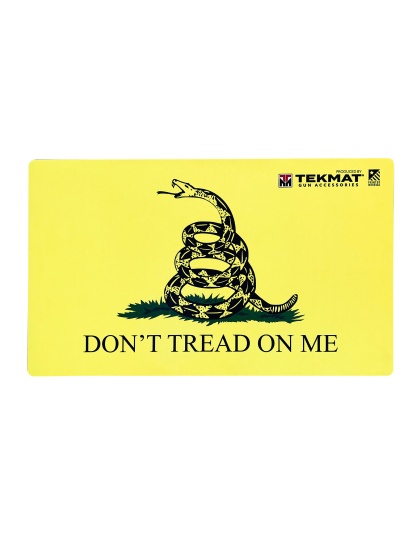 TekMat Door Mat, Don't Tread on Me, Yellow, 25"x42"