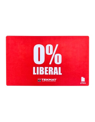 TekMat Door Mat, Zero Percent Liberal, Red, 25"x42"