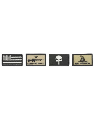 Walker's Patriot, Come & Take It Patch Kit, Includes 4 Assorted Patches, Actual Patches may vary from Image, Designs Subject to Change