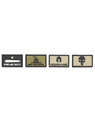 Walker's Patriot, Flag Patch Kit, Includes 4 Assorted Patches, Actual Patches may vary from Image, Designs Subject to Change