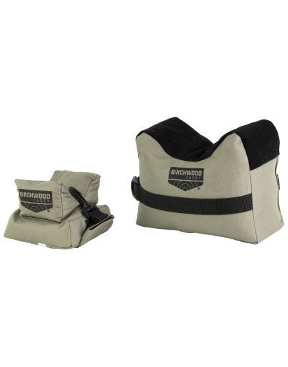Birchwood Casey Gun Rest Bag, Two Piece Shooting Bags, Water Resistant 600D Polyester, Non-Slip Bottom