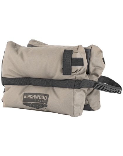 Birchwood Casey H-Bag, Lead Sled Bags, Shaped to Fit and Hold Almost All Long Guns and Shotguns, Integrated Carrying Strap, Non-Marring Rubber and Polyester Construction, Weighs 18lbs When Filled