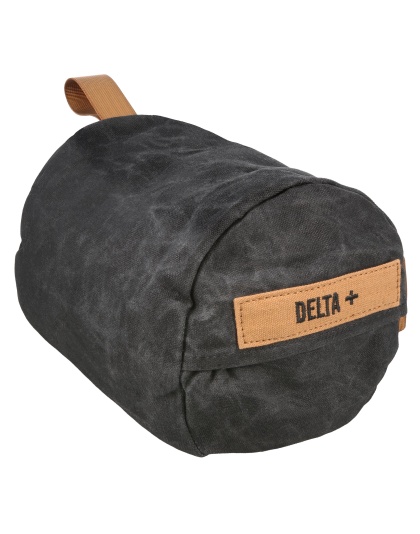 Birchwood Casey Steady Shot Delta, Large Heavyweight, Polymer Filled Shooting Bag, Waxed Canvas, Black, Zippered Access Pocket, Large Handle, Sling Loop, Carabine Loop