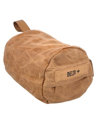 Birchwood Casey Steady Shot Delta, Large Ultralight, Polymer Filled Shooting Bag, Waxed Canvas, Tan, Zippered Access Pocket, Large Handle, Sling Loop, Carabine Loop