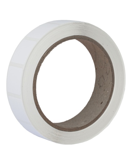 Action Target , Target Pasters, 7/8" Square Bullet Hole Repair Paster, White, 1000 Per Roll